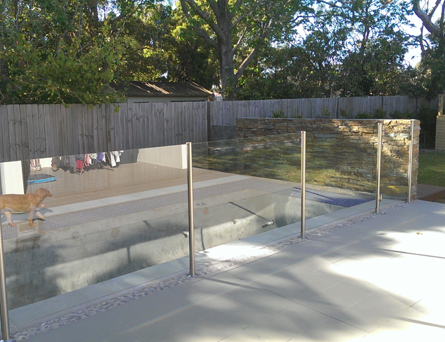 Semi Framed Glass Pool Fencing